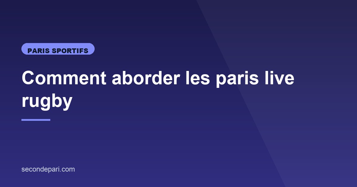 Illustration de l'article consacré aux paris live rugby