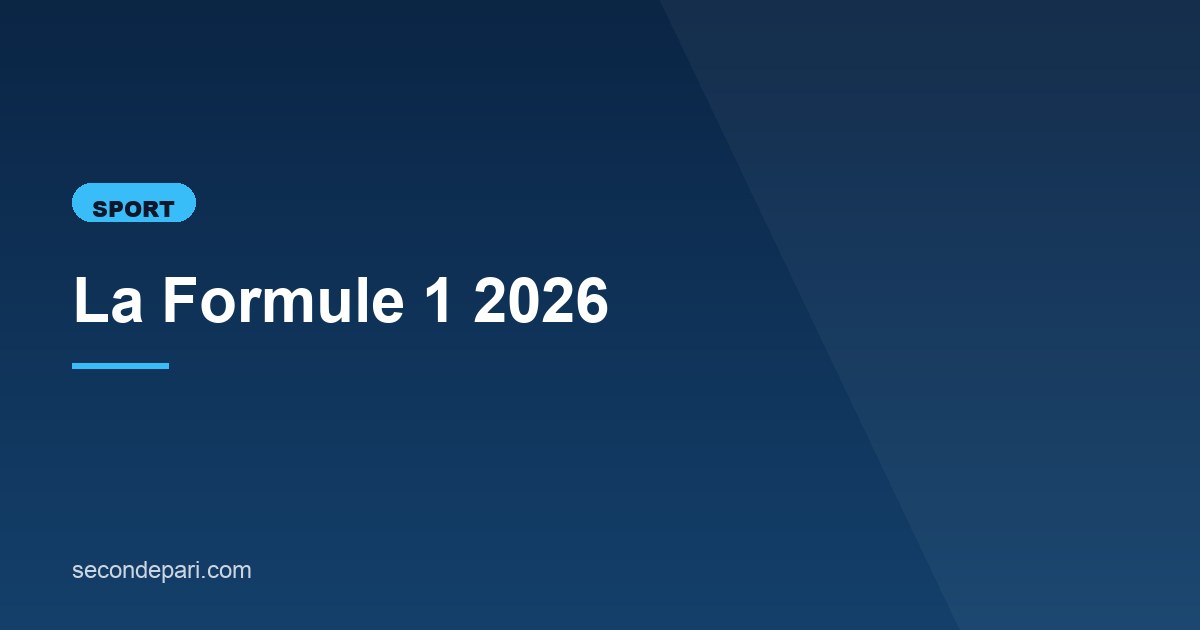 Illustration de l'article consacré à la Formule 1 2026