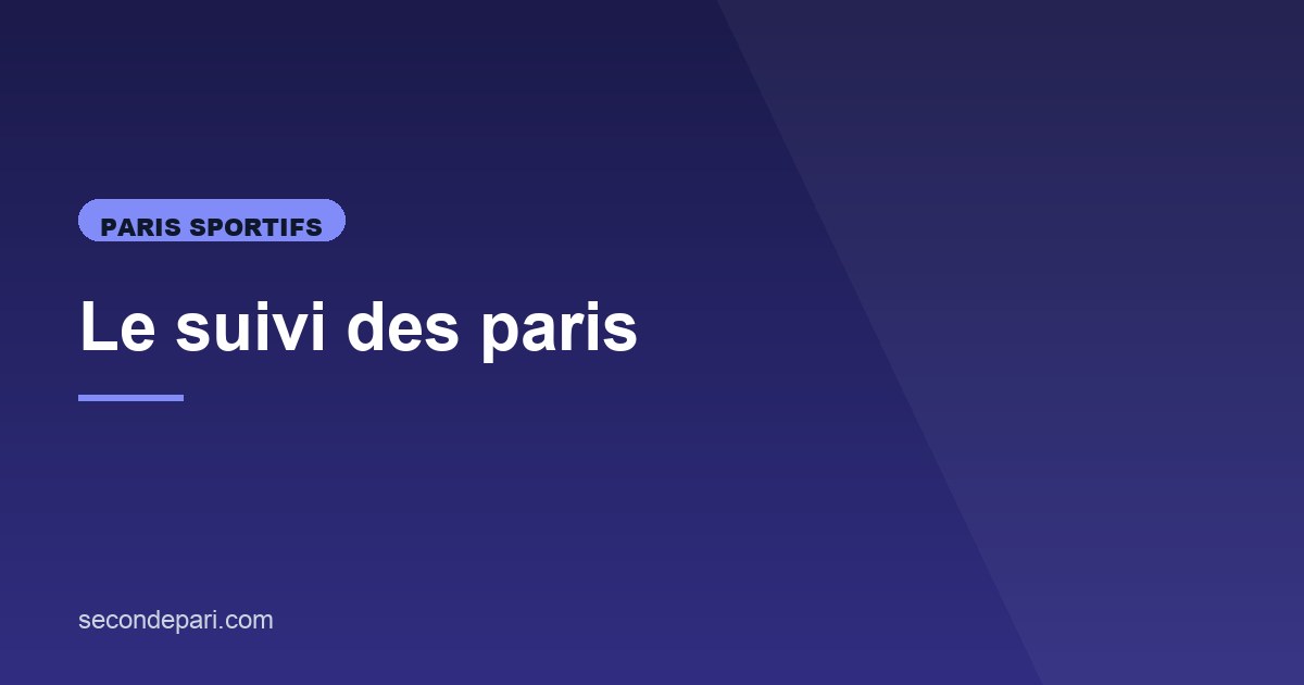 Illustration de l'article consacré au suivi des paris