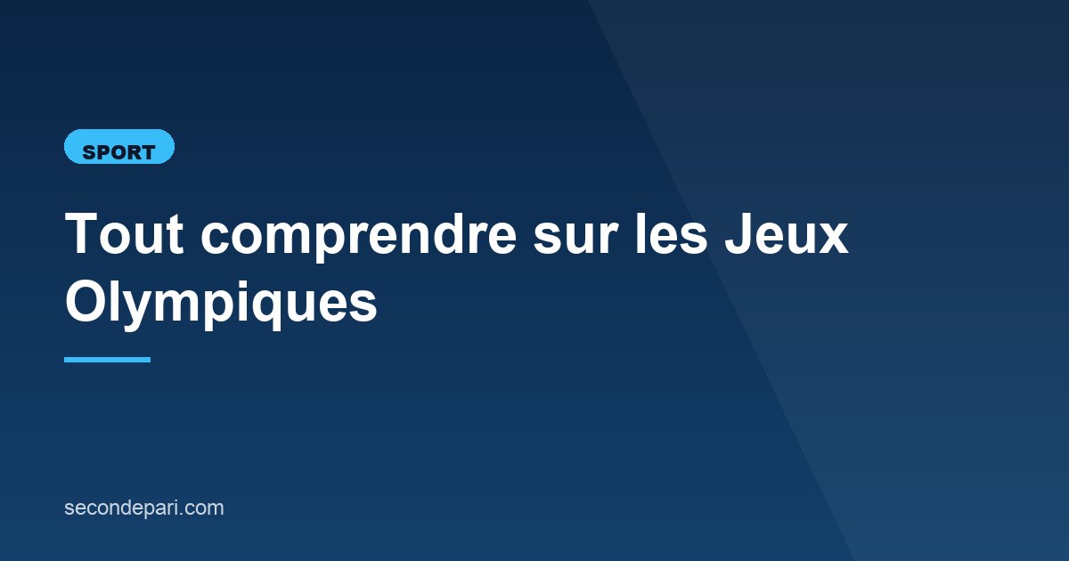 Illustration de l'article consacré aux Jeux Olympiques